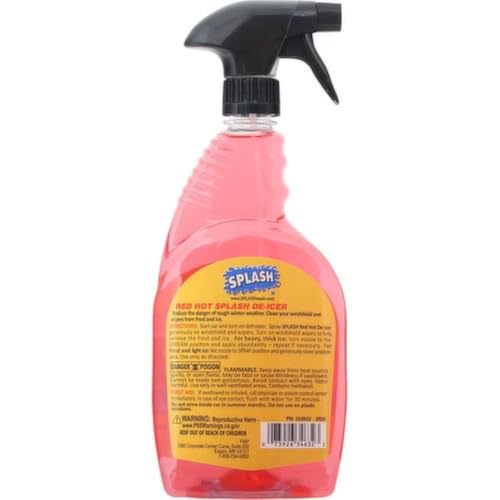 SPLASH Red Hot De-icer Windshield Trigger Spray 32 Ounces (Pack of 3) - Image 3