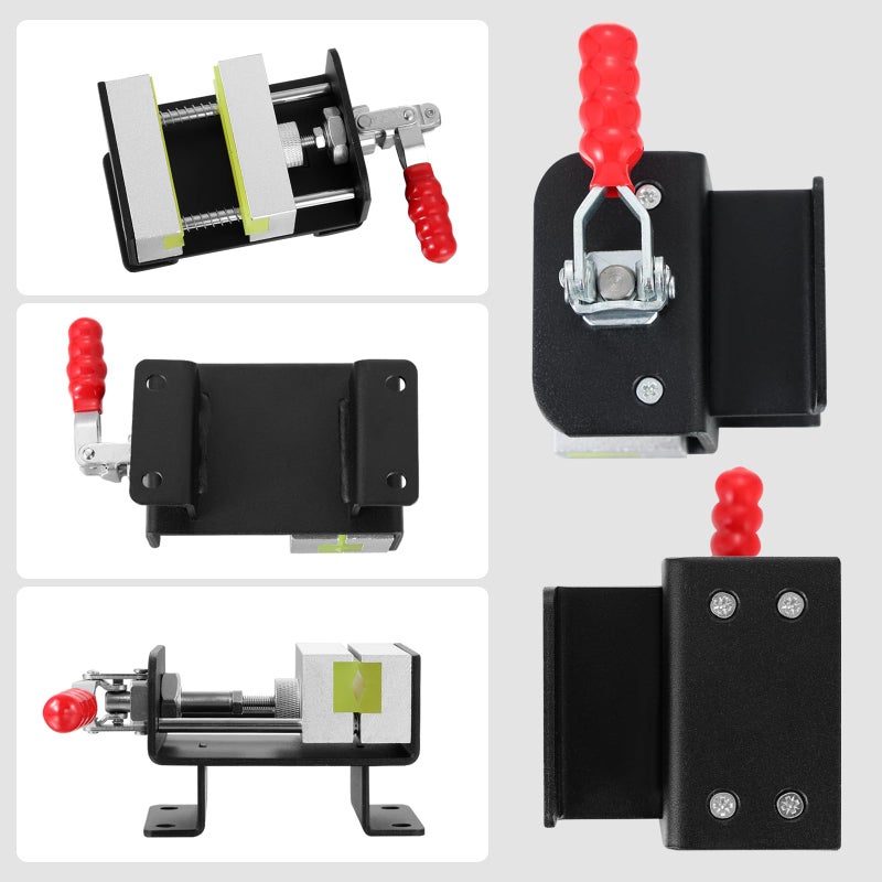 MistyBrew Professional Golf Club Regripping Kit - Heavy-Duty Vise Clamp with Secure 4-Screw Mounting System & Hook Knife, Quick-Release Locking Clamp for Stable Grip Replacement - Image 5