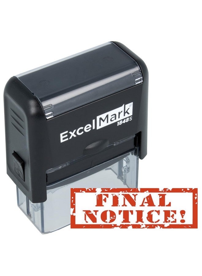 ExcelMark Final Notice - Self Inking Bill Collection Stamp In Red Ink  - Image 1