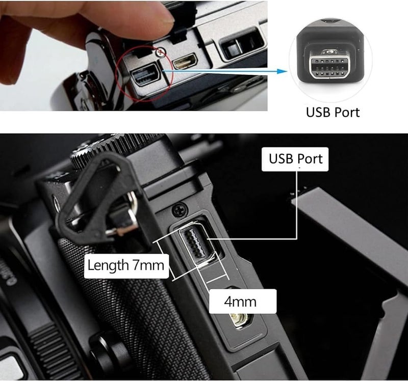 ienza كابل شحن ونقل بيانات USB للصور CB-USB5 CB-USB6 CB-USB8 لكاميرات أوليمبوس Tough TG-830 TG-630 TG-860 TG-870 & Stylus المختارة (يرجى مراجعة تفاصيل المنتج والصور قبل الشراء) - Image 3