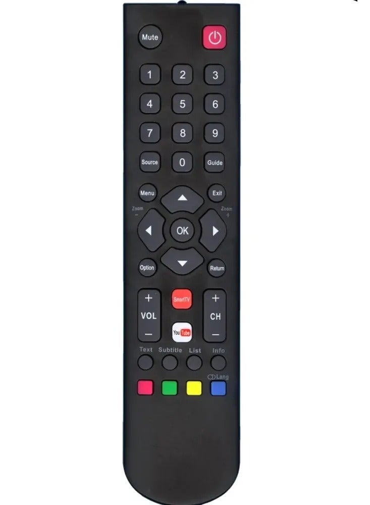 تي في جهاز التحكم عن بعد (مناسب لجهاز التحكم عن بعد القديم لتلفزيون TCL LED، نفس جهاز التحكم عن بعد سيعمل فقط) 06-520W37-E009X تلفزيون LED LCD مع وظيفة YouTube متوافق مع جهاز التحكم عن بعد لتلفزيون TCL. - Image 1