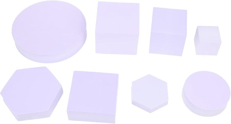 Lavender Geometric Photography Props 8pcs High Density Display Stands Home Supplies - Image 1