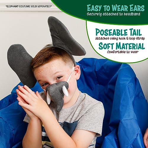 Squirrel Products Giraffe Headband Ears and Tail Costume Accessory Set - Fits Adults and Kids - Image 3