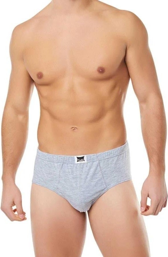 Passion Men's Colorful Combed Cotton Slip Panties 0109 - 12 Pieces