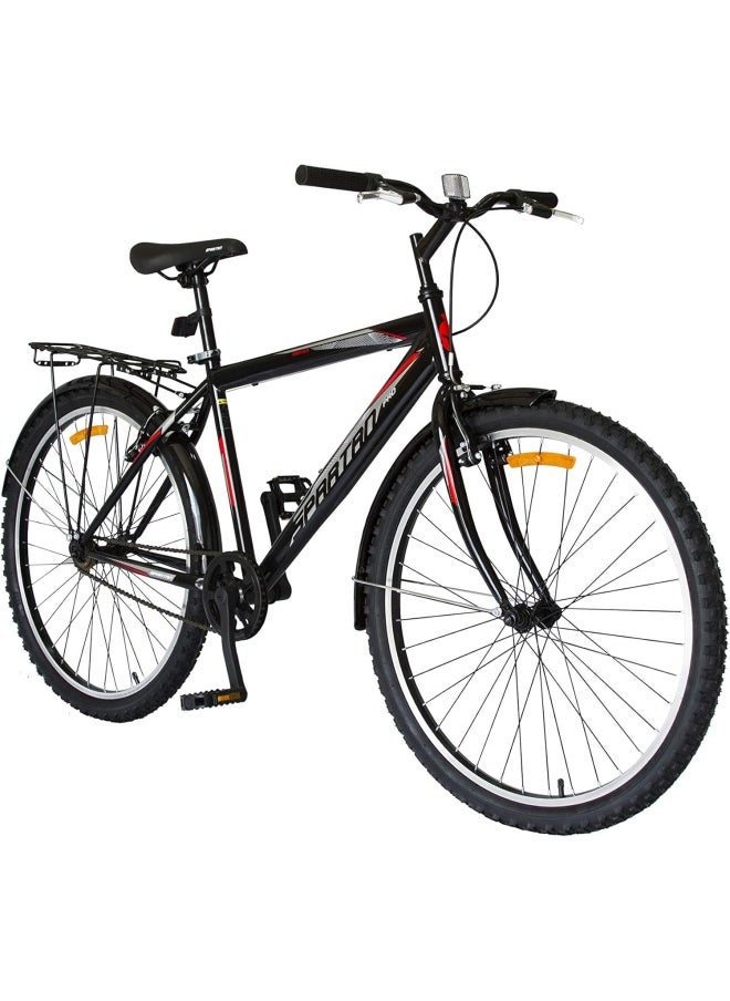 Spartan commuter steel mountain bicycle ,Black,24",SP-3061  - Image 1