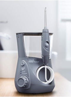 Waterpik Ultra Professional Water Flosser with 7 Tips and Advanced Pressure Control System with 10 Settings, Dental Plaque Removal Tool, Grey (WP-667UK) (2pin UK Bathroom Plug)
