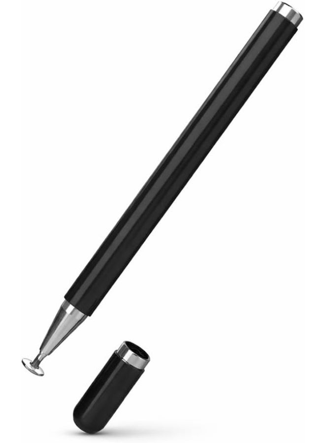 Universal Stylus Pen for Touch Screens – High Precision Disc Tip Capacitive Pen for iPad, iPhone, Samsung Tablets & Smartphones – No Charging Required – (Black) - Image 1