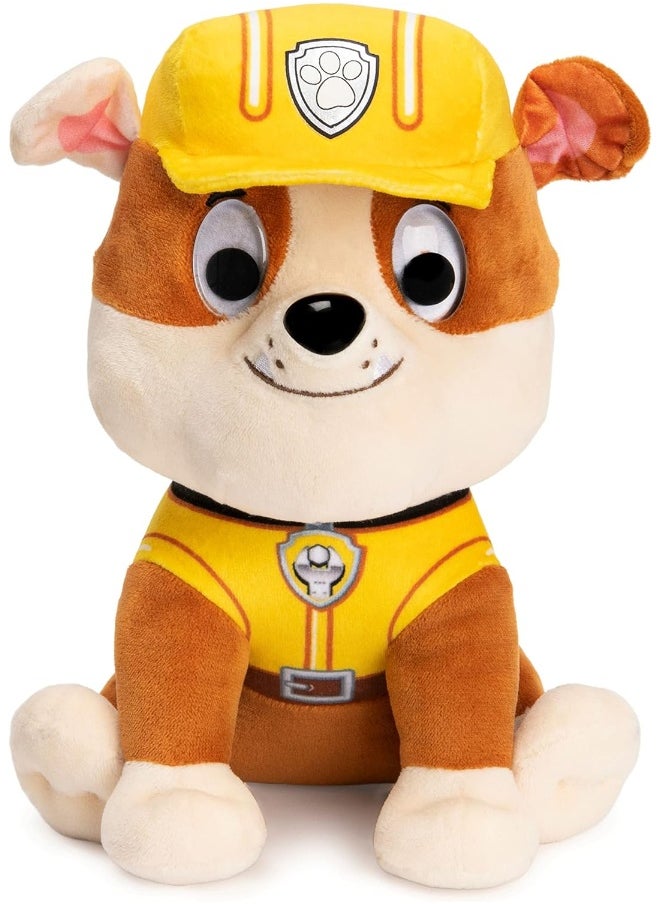 GUND GUND Paw Patrol Rubble in Signature Construction Uniform for Ages 1 and Up, 9”  - Image 1