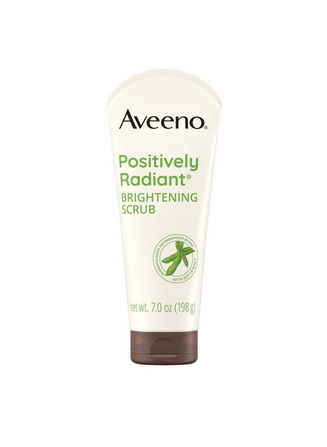 Aveeno Aveeno Positively Radiant Skin Brightening Exfoliating Daily Facial Scrub, Moisture-Rich Soy Extract, helps improve skin tone & texture, Oil-& Soap-Free, Hypoallergenic, 7 oz - Image 1