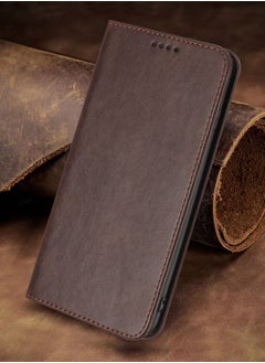 Suteni Flip Cover Card Slots Magnetic Leather Phone Case for iPhone  - Image 1