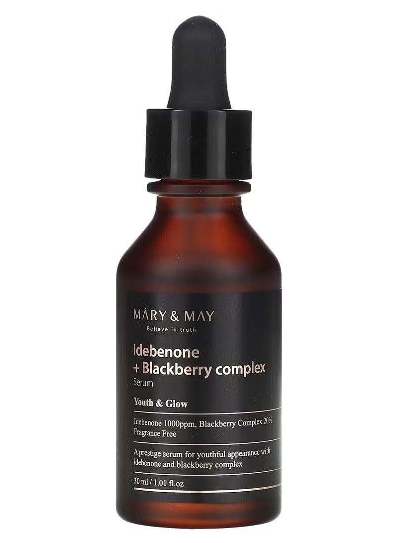 MARY & MAY Idebenone + Blackberry Complex Serum, 30 ml - Image 1