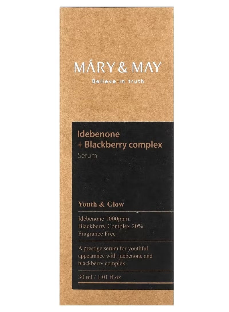 MARY & MAY Idebenone + Blackberry Complex Serum, 30 ml - Image 2
