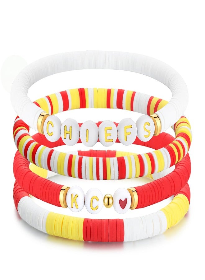 imani Gift for Football Fans K&C Bracelet Kansas City Cheerleader barcelet Inspired Game Day Party Decor Outfits - Image 4