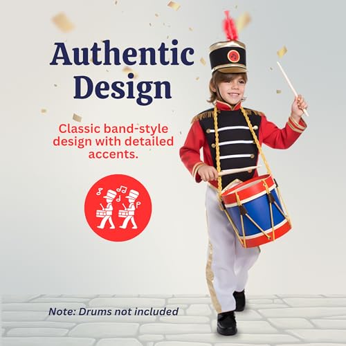 Dress Up America Marching Band Costume for Boys - Drum Major Uniform for Kids - Image 4