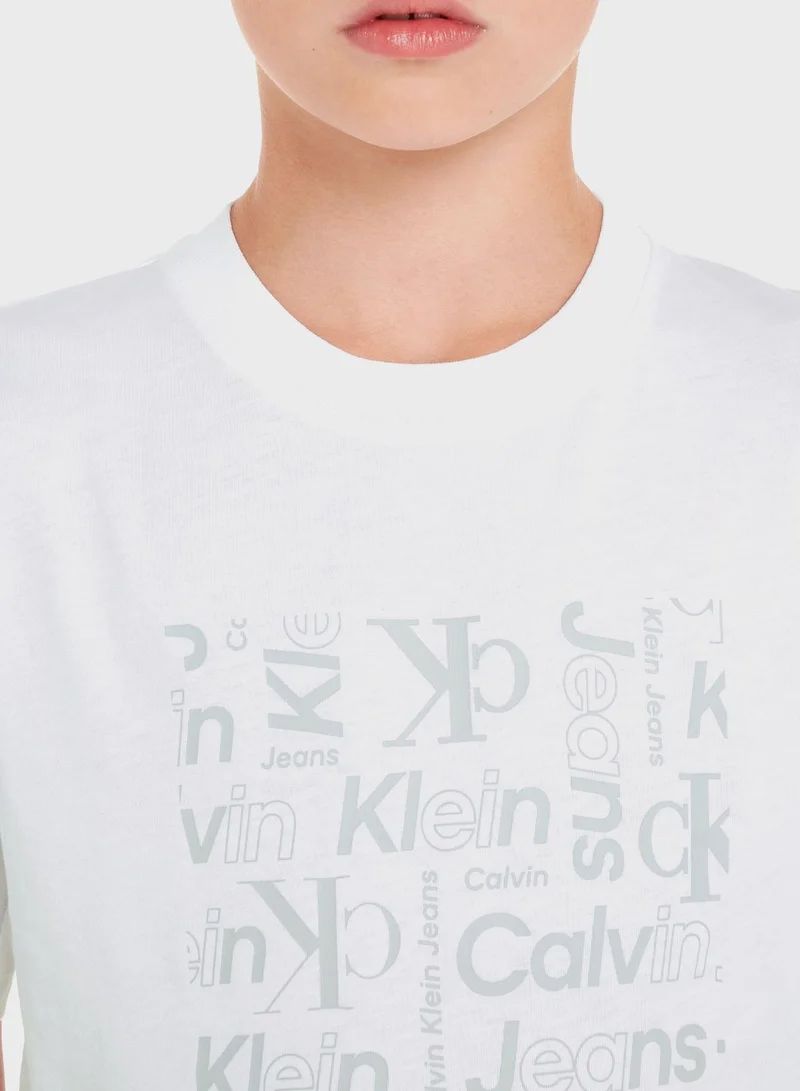 Calvin Klein Jeans Kids All Over Print T-Shirt