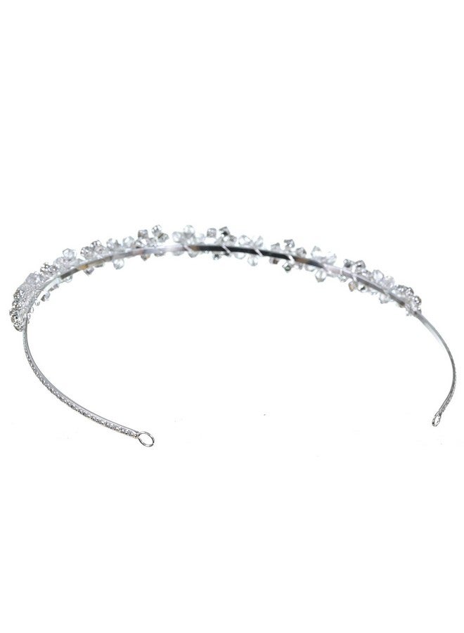 SAMKY Amky Crystal Wedding Tiara Bridal Headpiece For Brides Hair Accessories For Woman - Image 4