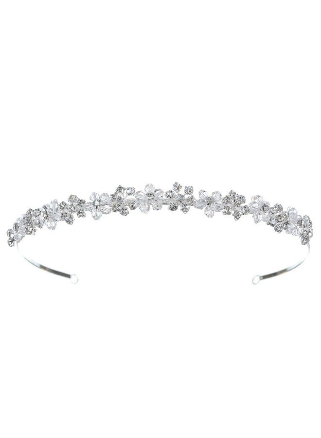 SAMKY Amky Crystal Wedding Tiara Bridal Headpiece For Brides Hair Accessories For Woman - Image 1