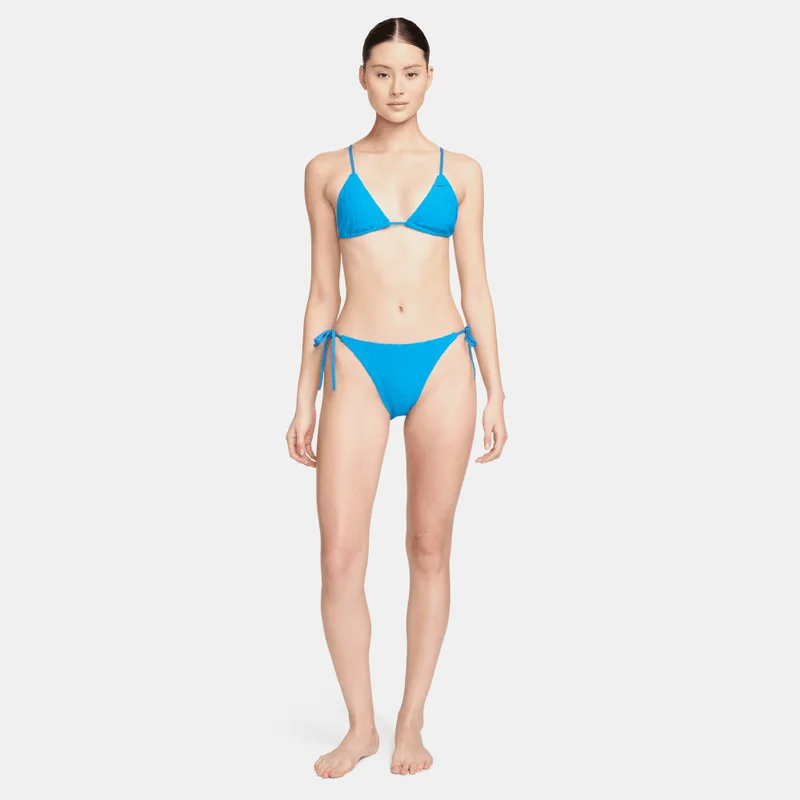 Nike Blue Women's Swim Retro Flow Bikini Top for Women | Best Price UAE