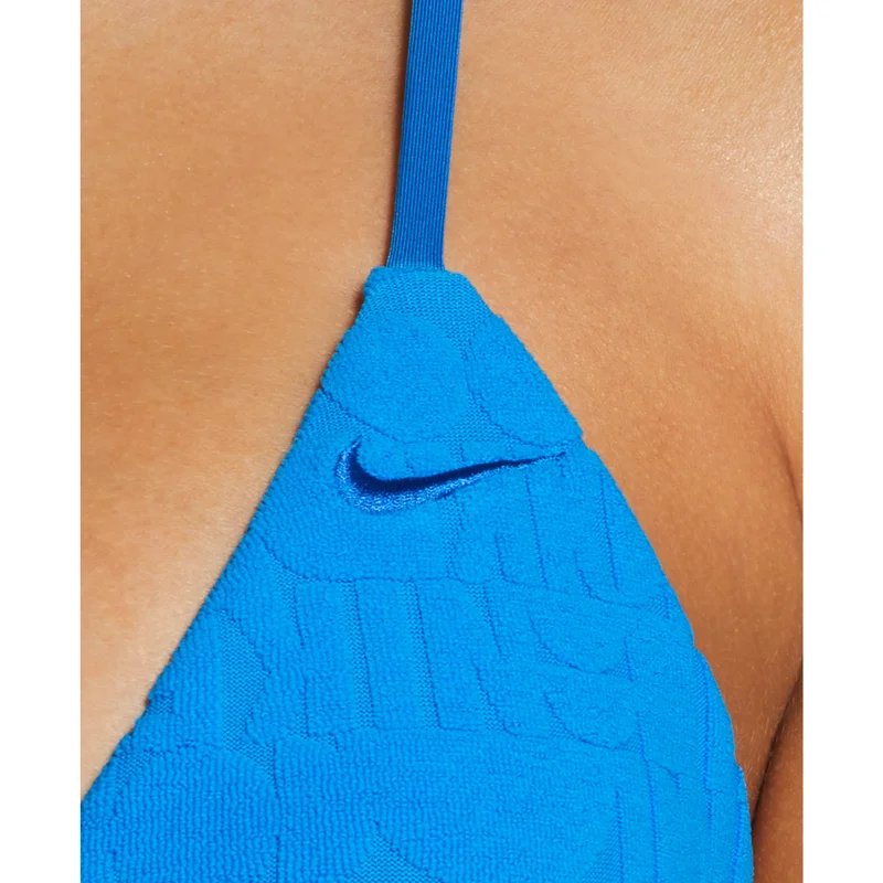 Nike Blue Women's Swim Retro Flow Bikini Top for Women | Best Price UAE