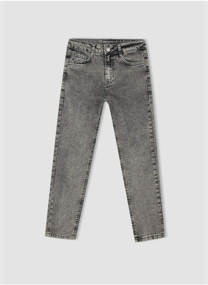 DeFacto Boy Slim Fit Denim Trousers  - Image 1