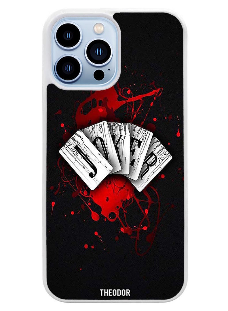 Theodor Protective Case Cover For APPLE IPHONE 14 Pro Max Joker 1 (White Bumper) - Image 1