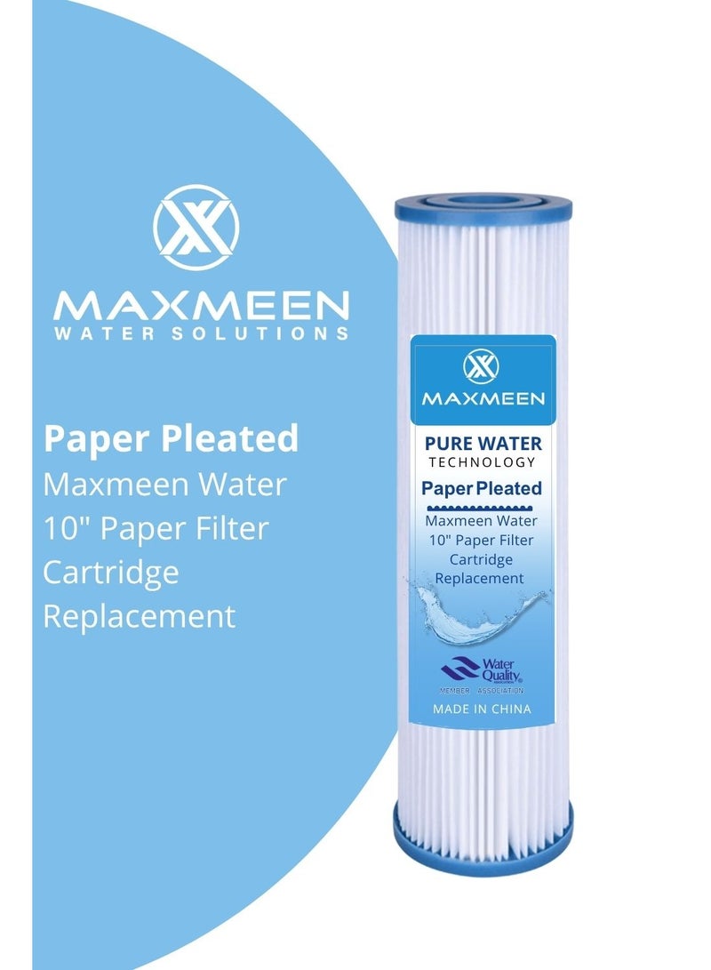 ماكسمين غيار فاتر مياه شرائح ورقية 10 إنش من Maxmeen Water (شمعة فلتر ) - Image 1