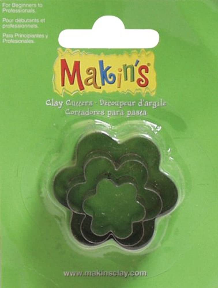 Makins USA M3608 Clay Cutters Flower 3 Per Package