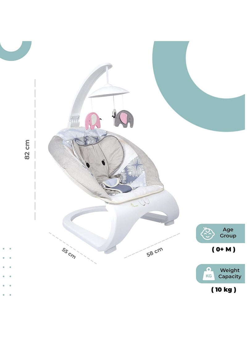 Baby - BOUNCER W/MUSIC (GRAY) 33-1592378 - Image 1