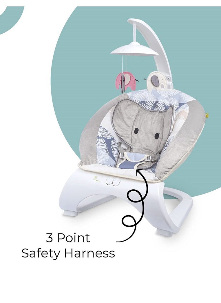 Baby - BOUNCER W/MUSIC (GRAY) 33-1592378 - Image 1