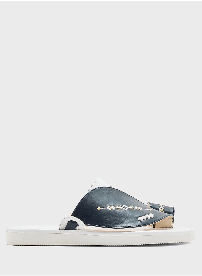 Robert Wood Embroidered Traditional Arabic Sandals  - Image 3