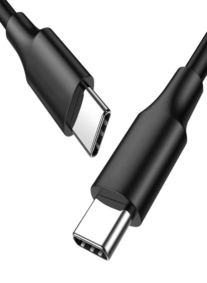 Chenyang كابل تشين يانغ USB C من نوع C، كابل بيانات USB 2.0 من ذكر إلى ذكر يدعم PD 65W للكمبيوتر المحمول والهاتف باللون الأسود 1.0 متر - Image 1