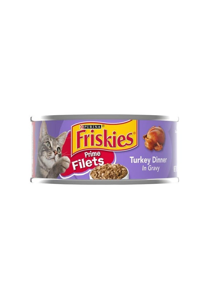 Friskies Prime Filets Turkey Dinner in Gravy Wet Cat Food - 156g - Image 2