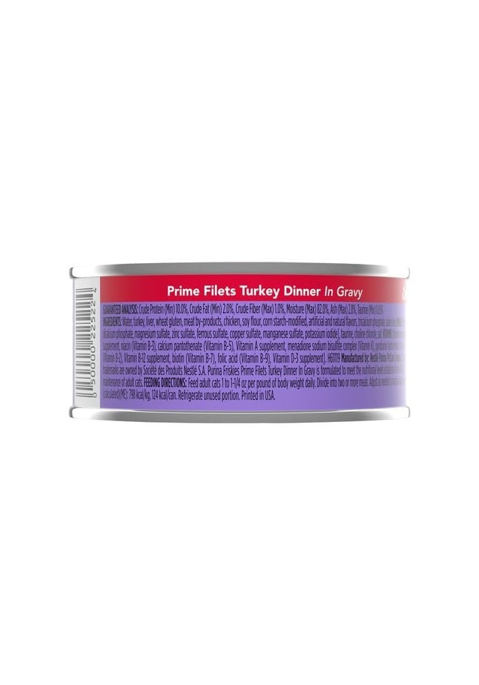 Friskies Prime Filets Turkey Dinner in Gravy Wet Cat Food - 156g - Image 3