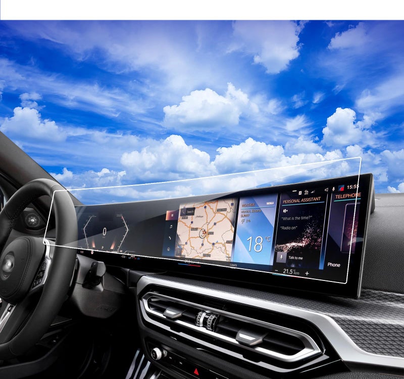 XXCIWP 2025 2024 BMW X5 3 Series IX Screen Protector for 2024 BMW ix i4 x7 x5 x6/2023 BMW X7 i4 i7 iX 7 Series 3 series,Idrive 8 TouchScreen Tempered Glass 2024 BMW X7 Accessorie(1pcs) - Image 1