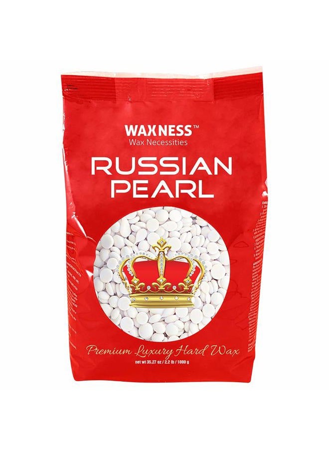 wax necessities واكسنس واكس نيسيسيتيس بوليمر بليند لوكسري هارد واكس حبيبات لؤلؤ روسي 1 كجم - Image 1