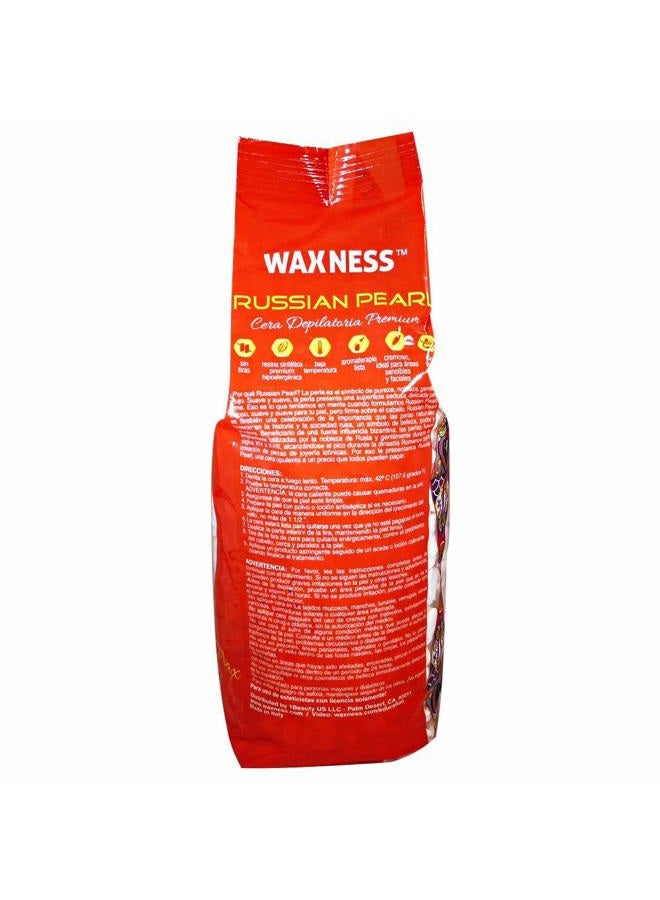 wax necessities واكسنس واكس نيسيسيتيس بوليمر بليند لوكسري هارد واكس حبيبات لؤلؤ روسي 1 كجم - Image 5