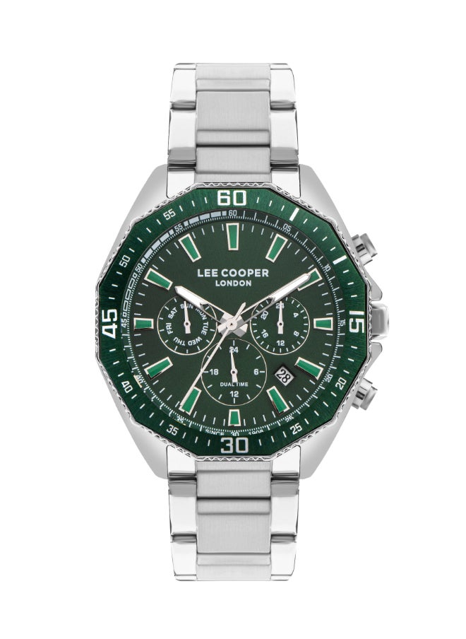 LEE COOPER Men's Multi Function Green Dial Watch - LC07847.370