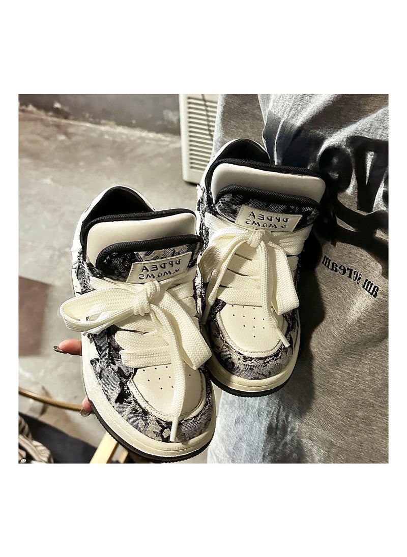 KUYING - New Thick Sole Elevated Board Shoes - Image 1