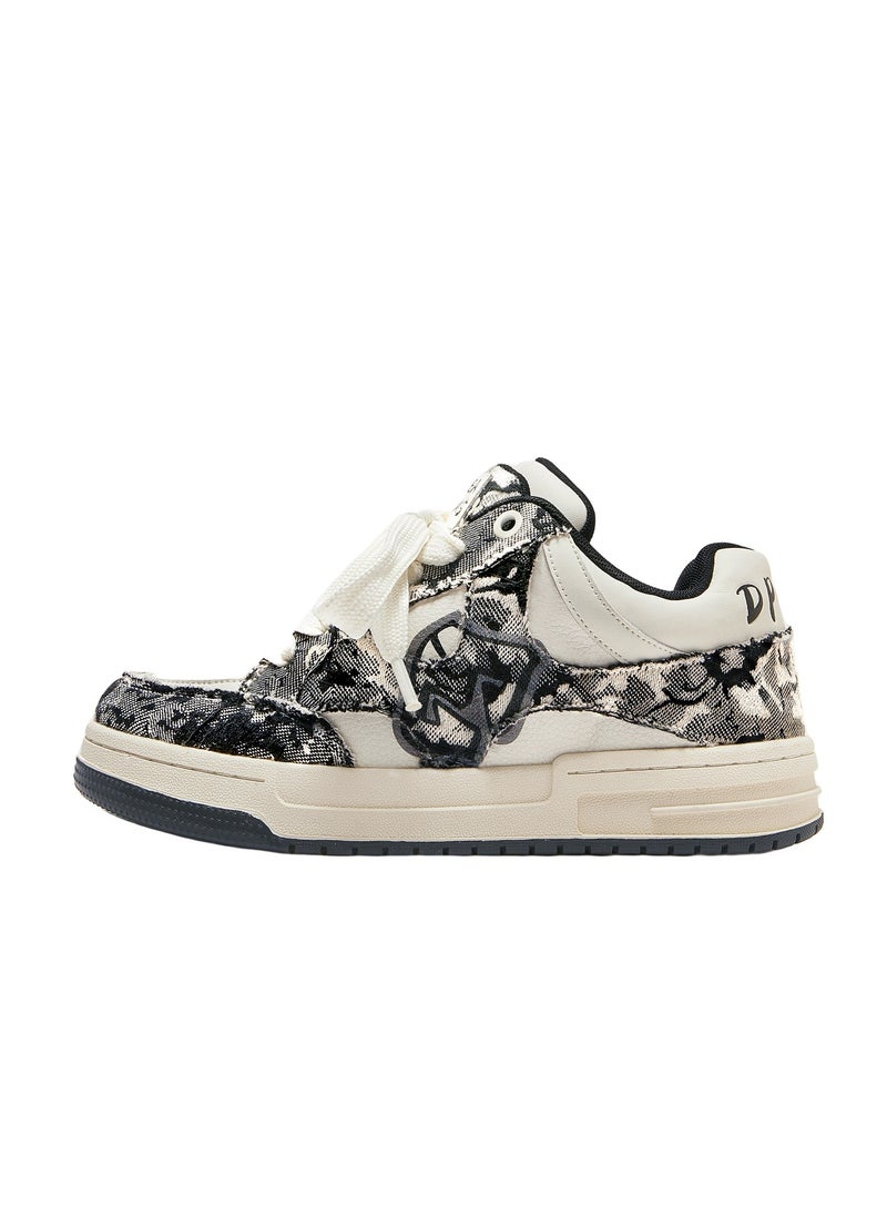 KUYING - New Thick Sole Elevated Board Shoes - Image 1