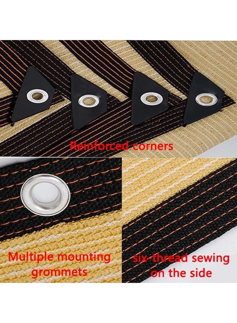 Water-Permeable Outdoor Sunshade Net | Sun Shade Canopy for Patio, Balcony, Swimming Pool and Car Park | Sun Sail for Camping Picnic Party | Plant & Flower Sun Protection Shading Mesh - Image 5