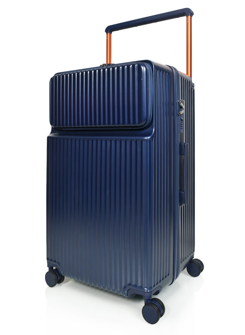 مورانو طقم شنط سفر بعجلات دوارة مكون من ثلاثة قطع مقاس: "28-"24 -"20 انش اللون: (أزرق) - Image 4