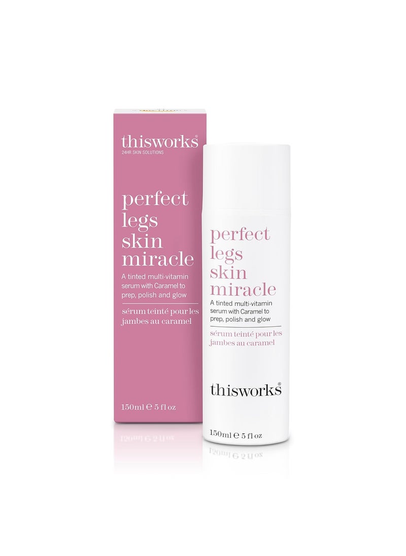 ThisWorks - This Works Perfect Legs Skin Miracle  Tinted Serum for Radiant EvenToned Legs  Enriched with Vitamin C  E for Nourishment  Hydrates Smooths  Enhances Natural Glow 5 oz  150ml - Image 1