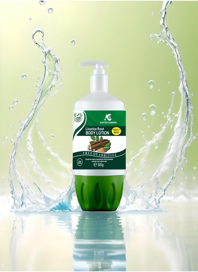 AMYTIS GARDEN - Licorice Root Body Lotion - Natural Hydration & Brightening - Image 1