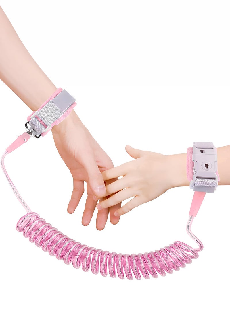AEENAA 2-in-1 Anti-Lost Wrist Link for Toddlers Safety Walking Leash with Induction Lock & Reflective Strap - Image 1