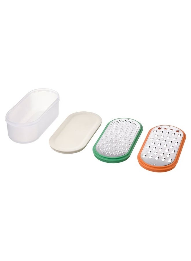 IKEA (IKEA) IKEA UPPFYLLD Grater with Container Set of 4 Mixed Colours - Image 1