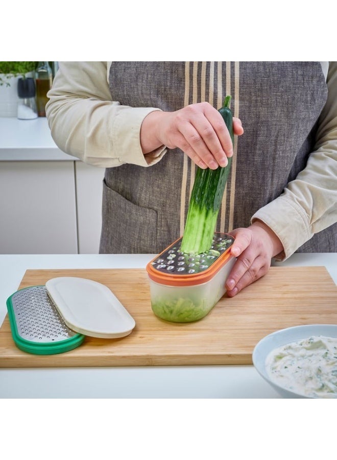 IKEA (IKEA) IKEA UPPFYLLD Grater with Container Set of 4 Mixed Colours - Image 2