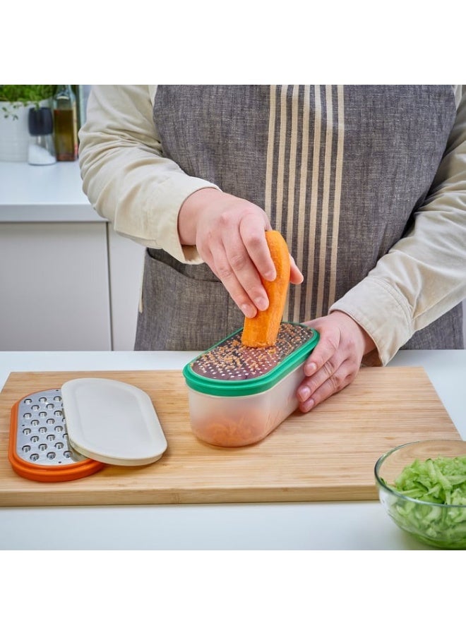 IKEA (IKEA) IKEA UPPFYLLD Grater with Container Set of 4 Mixed Colours - Image 3