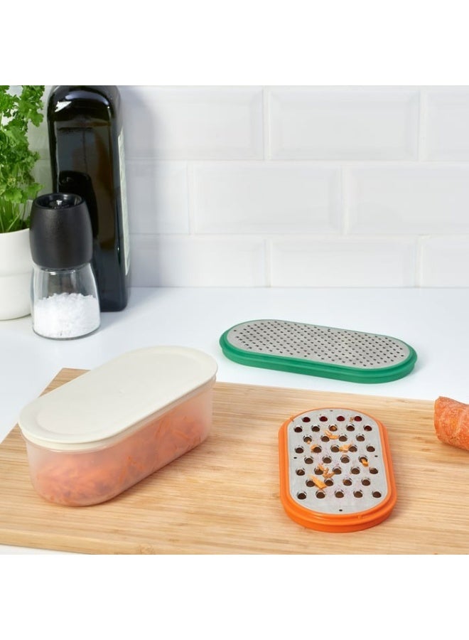 IKEA (IKEA) IKEA UPPFYLLD Grater with Container Set of 4 Mixed Colours - Image 5
