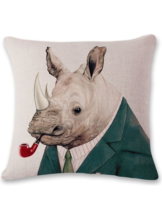 نيبمينينت غطاء وسادة ديكور من القطن والكتان متعدد الألوان