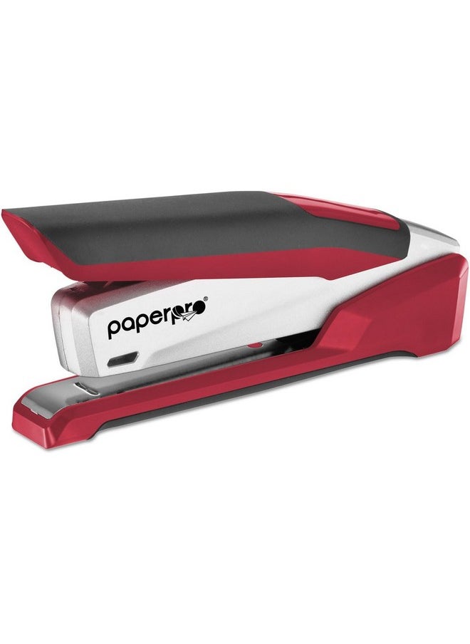 PaperPro - -Bostitch 1117 Inpower Premium Stapler, 28-Sheet Capacity, Red/Silver - Image 1